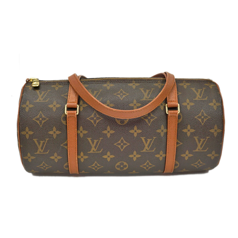 Louis Vuitton Papillon Monogram Shoulder Bag Brown
